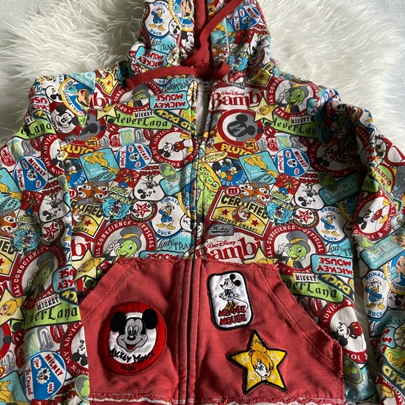 Disney Sweaters - Vintage Disneyland Souvenir Character Jacket Sm